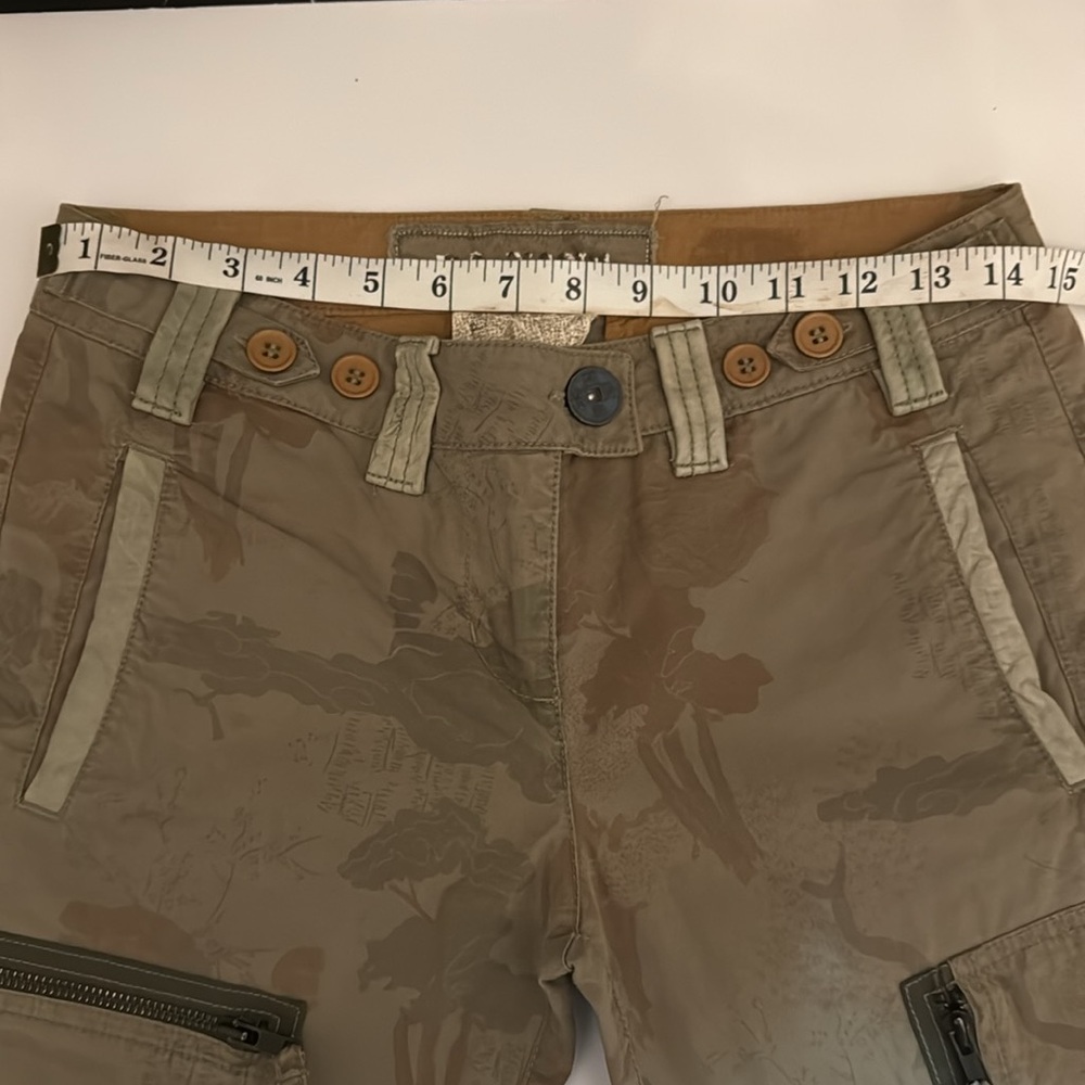 Vintage Y2K Distressed Green Camo Da Nang Cargo Pants 28 waist - Picture 4 of 13